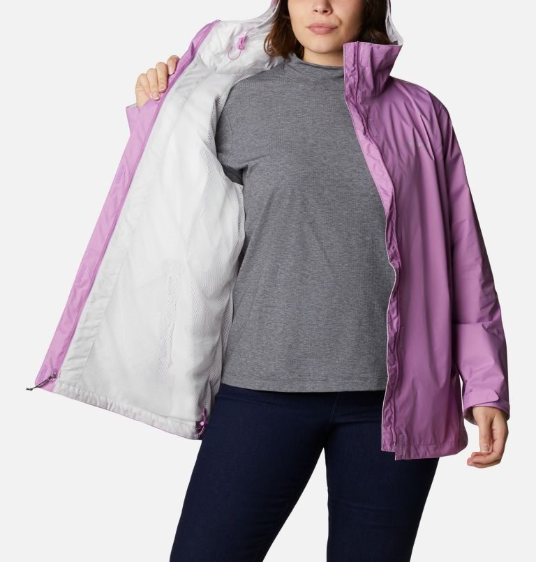 Women's Columbia Arcadia II Jackets Lavender | Plus Size CA-N0L54